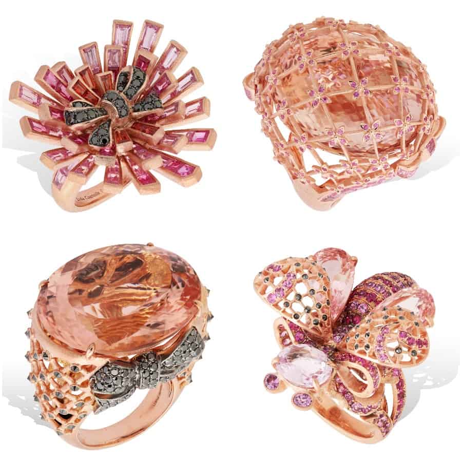 Parisian Jeweler Lydia Courteille releases La Vie en Rose Collection of pink diamonds. Story on EcoLuxLuv by Jim Tobler.
