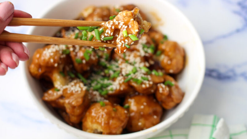 #SusanCooksVegan: Let’s Make Sweet Ginger Cauliflower